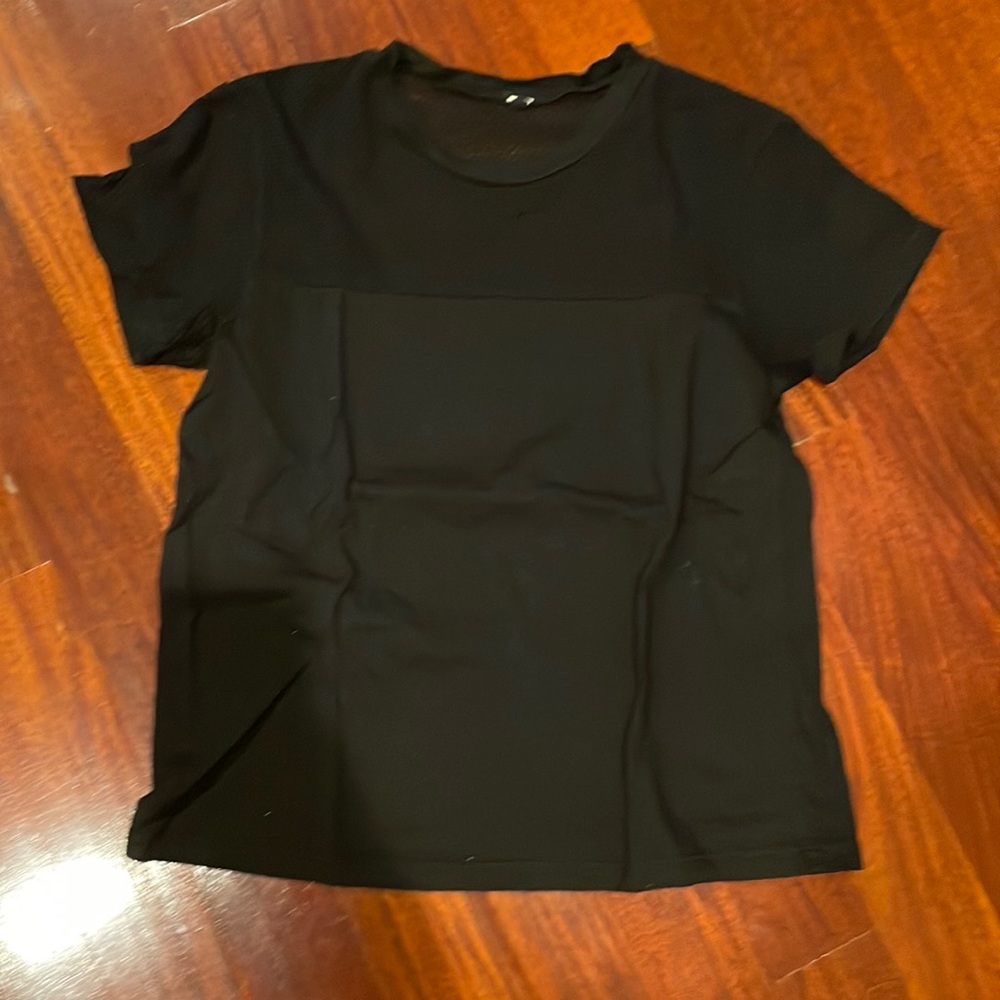 Mesh black t-shirt